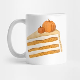 Pumpkin carrot cake with decorations Mug